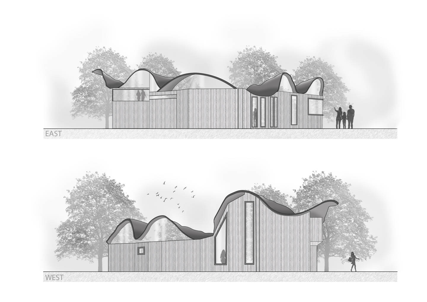 East & West Elevations