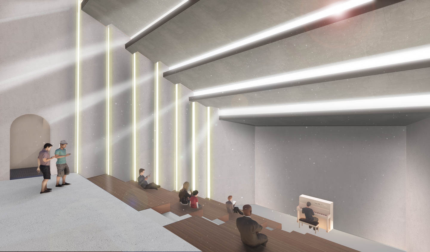 Music Hall Interior Perspective 