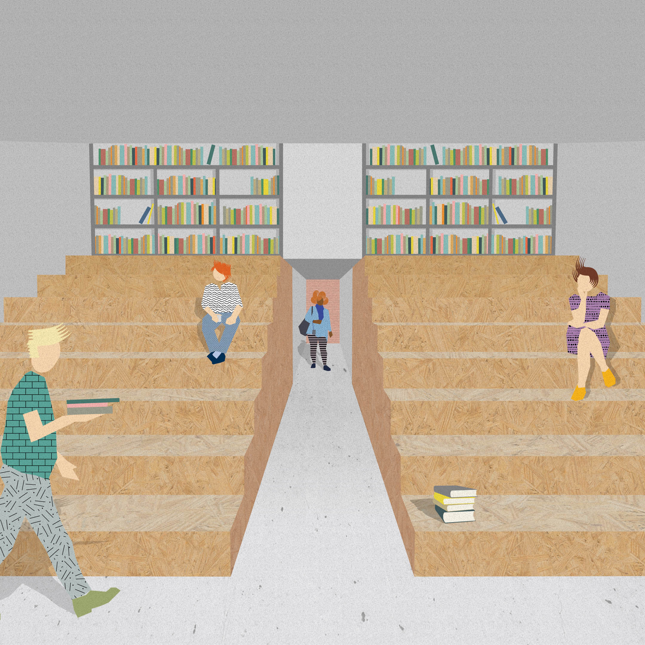 Reading Room Render