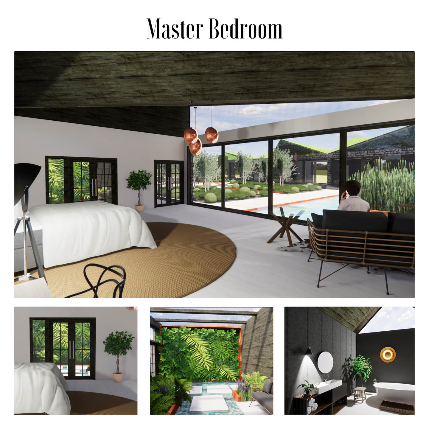 Render of the Master Bedroom