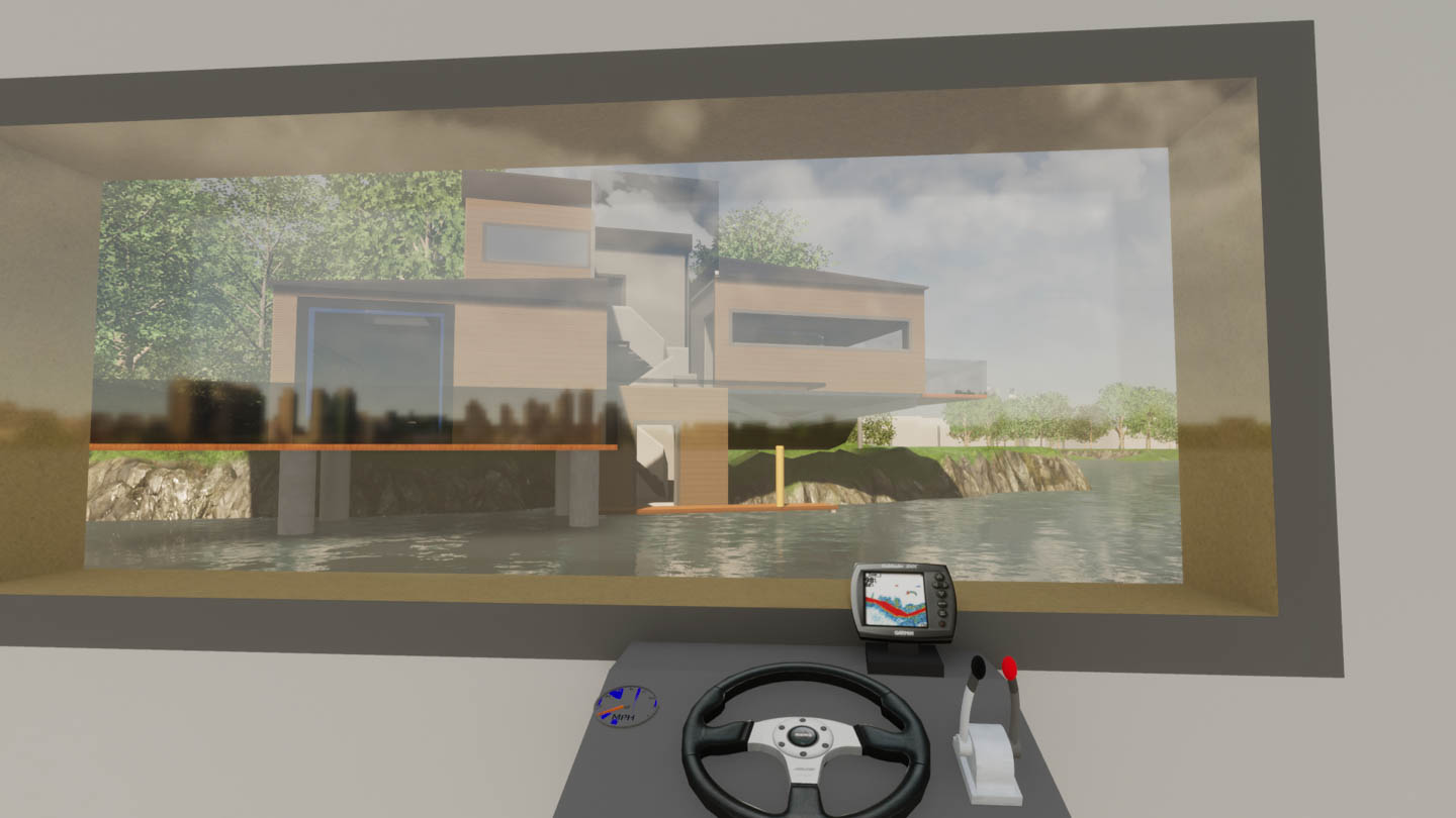 View from (disconnected) studio of house render 